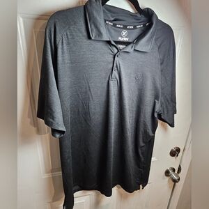 Hurley Men’s Performance Polo Shirt Gray Short Sleeve XL